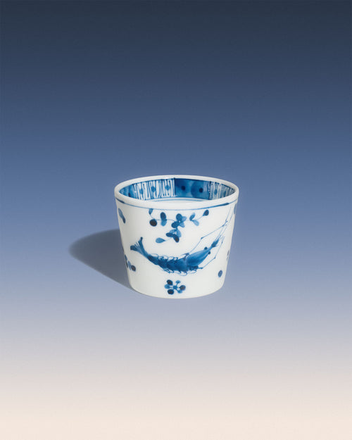 Blue & White Porcelain Cup