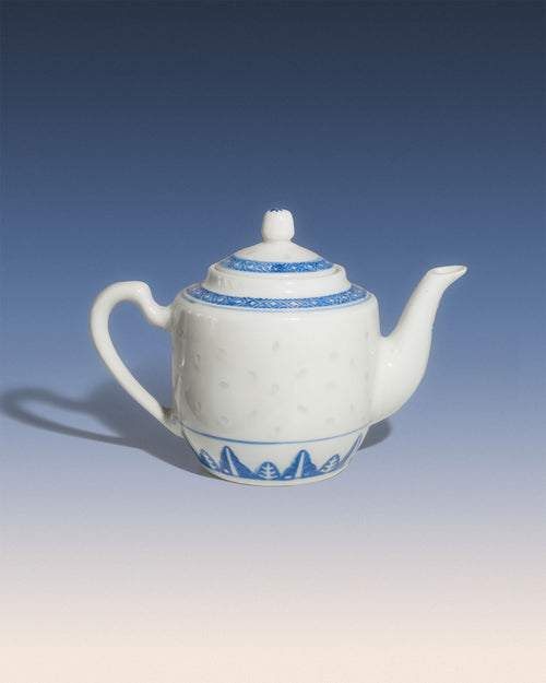 Blue and White Porcelain Teapot